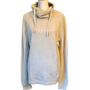 Express Drawstring Neck Sweater, NWT, Size L, Cotton-Nylon-Wool Blend